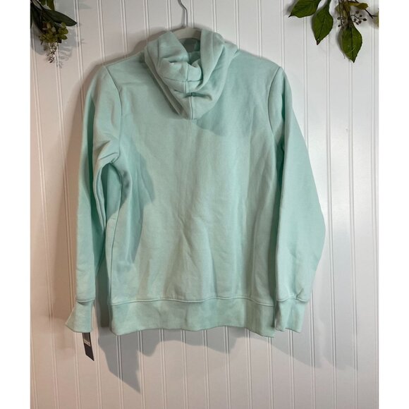 Hurley Youth Large Mint Green Hoodie Sweatshirt With Front Pocket & Logo Design - Picture 2 of 13